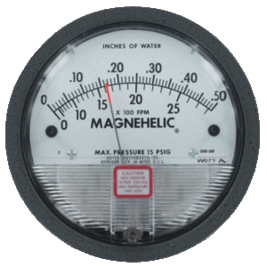 DWYER Magnehelic 2000 differential pressure gage