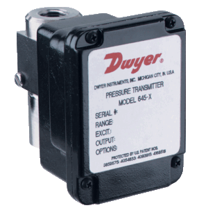 DWYER 645 wet/wet differential pressure transmitter