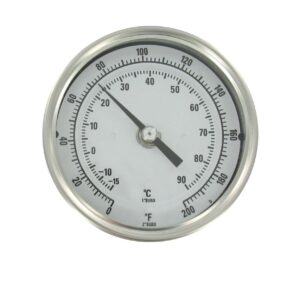 DWYER BTLRN long reach bimetal thermometer