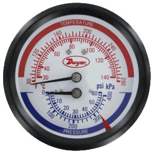 DWYER TRI2 tridicator gage