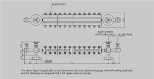 DDTOP ULB Type Glass Level Gauge