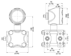 OMEGA PX3005-DIFF Rangeable, Differential Pressure Transmitters with Display