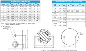 PLAST-O-MATIC BSDA/BSDAM Compact PTFE Diaphragm Shut Off Valve