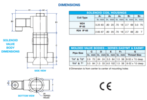 PLAST-O-MATIC EASMT/EASYMT Multi-Purpose Direct Acting Valves with PTFE Bellows