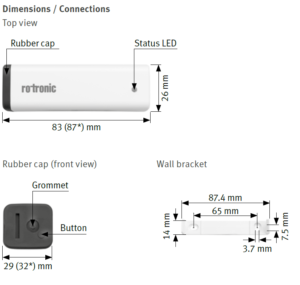 Rotronic RMS MLOG-B-868 Wireless Mini Data Logger