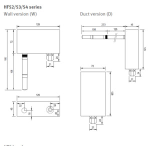 Rotronic HF5 Main Voltage Precision & Performance Humidity and Temperature Transmitter