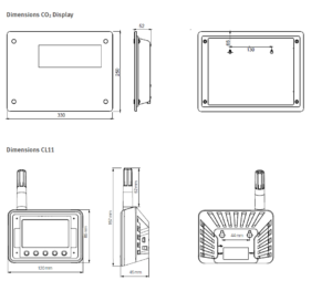 Rotronic CP11 Handheld CO2, Humidity and Temperature Meter