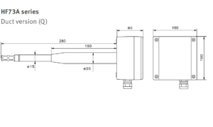 Rotronic HF73A Harsh Environment Humidity and Temperature Transmitter