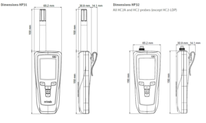 Rotronic Hygropalm HP31 Handheld Humidity Meter