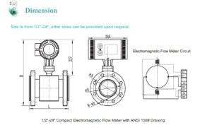 Q&T QTLD Flange Electromagnetic Flow Meter