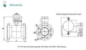 Q&T QTLD Flange Electromagnetic Flow Meter