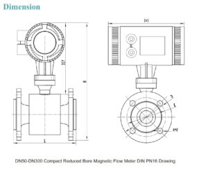 Q&T QTLD/R Reduced Bore Electromagnetic Flow Meter