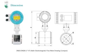 Q&T QTLD/W Wafer Electromagnetic Flow Meter