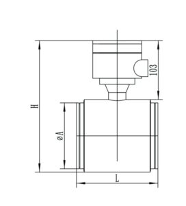 Q&T QTLD/W Wafer Electromagnetic Flow Meter