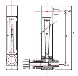 SPINK SC/R-200 Purge Rotameter