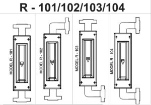 SPINK SC/R-101 Glass Tube Rotameter