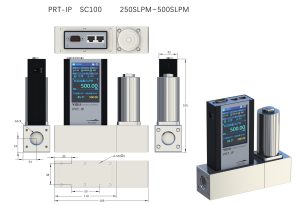 YIDU SC gas mass flow controller
