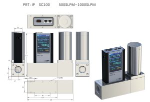 YIDU SC gas mass flow controller